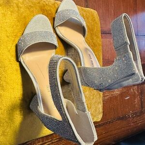 Gianni Bini Silver Heels
